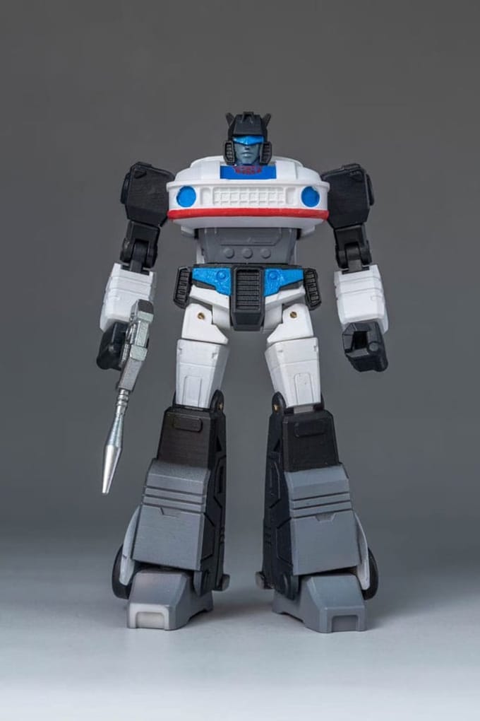 Yolopark Transformers Generation One AMK Mini Series Plastic Model Kit Wave 2 Jazz 11 cm Model Kits