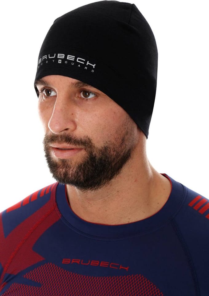 Brubeck | Muts Beanie met Merino Wol - Zwart - S/M