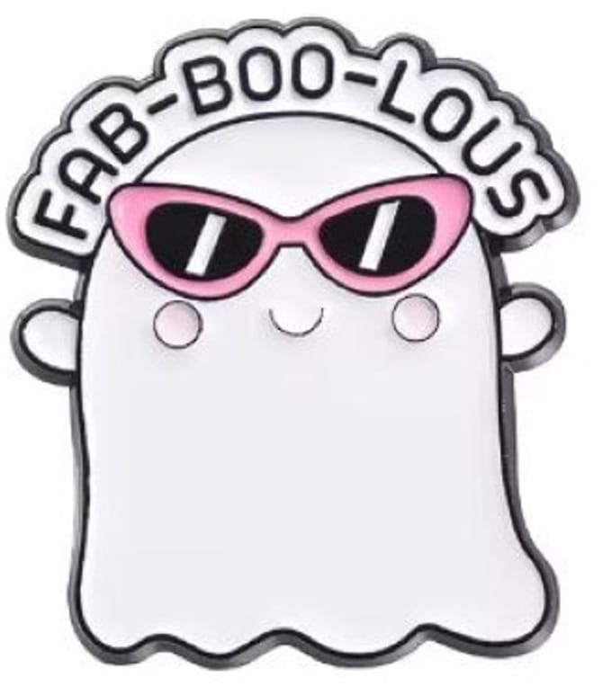 Pin Broche - enamel pin - kledingspeld - Fab-boo-lous spook