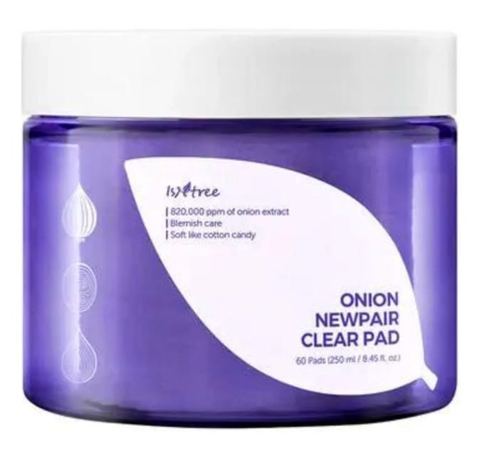 ISNtree, Onion New Fair, Pad Nettoyant, 60 feuilles, 250ml (8,45 fl oz) gray