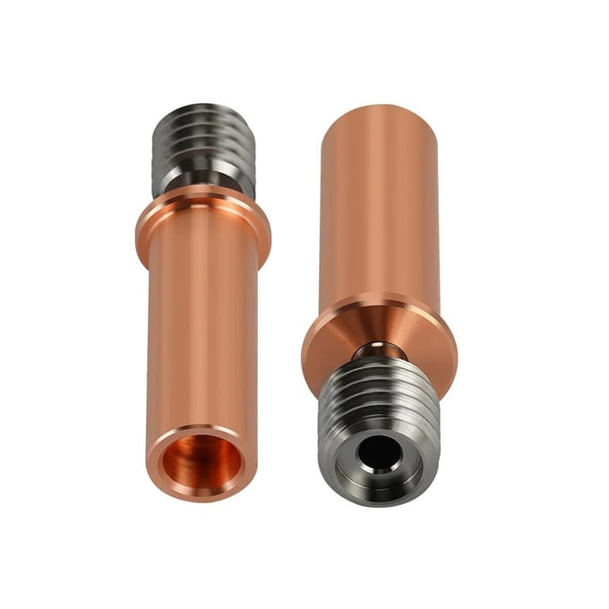 2 STUKS 3D Printer Extruder Koper Titanium Legering Keelbuis voor Kobra 2Kobra 2 NeoKobra 2