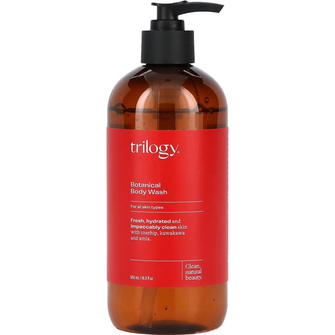 Trilogy, Botanische Douchegel, Alle Huidtypen, 16,9 fl oz (500ml) red
