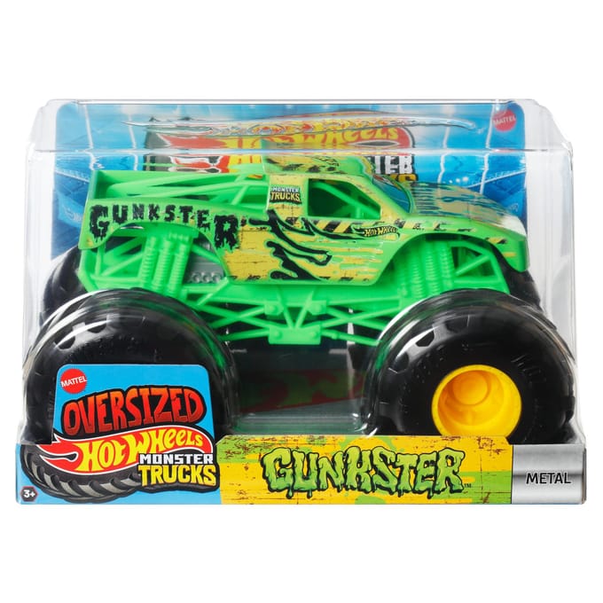 HOT WHEELS Monstertrucks Oversized GUNKSTER Voertuig