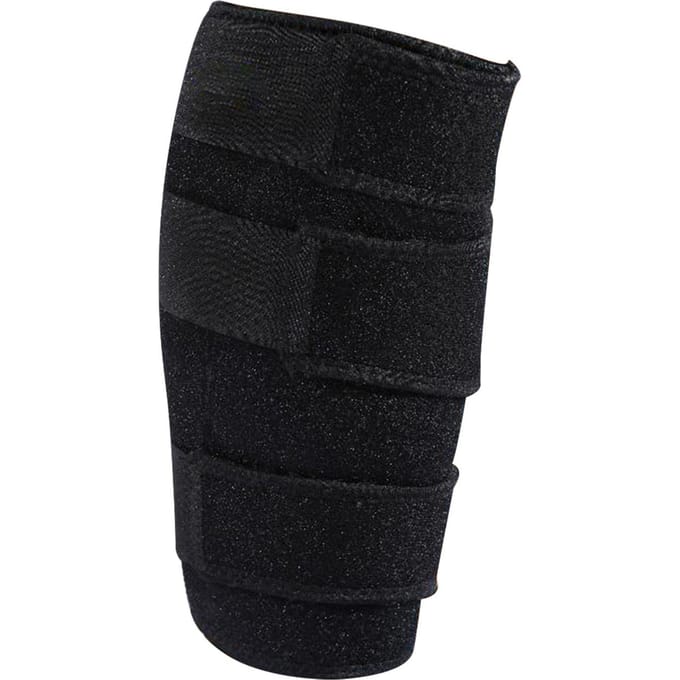 Kuitcompressiebrace Scheenspalk Sleeve Ondersteuning Onderbeenwikkel black
