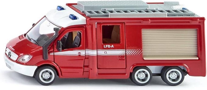 SIKU 2113, Brandweer Mercedes-Benz Sprinter, schaal 1:50, metaal/kunststof,