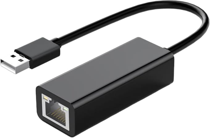 Type C Netwerkadapter - USB Ethernet Adapter - Stabiel Internet - Driverless Installatie - Compact Ontwerp - Zwart