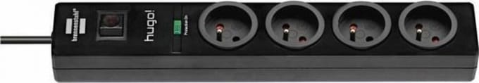 4-socket plugboard with power switch Brennenstuhl