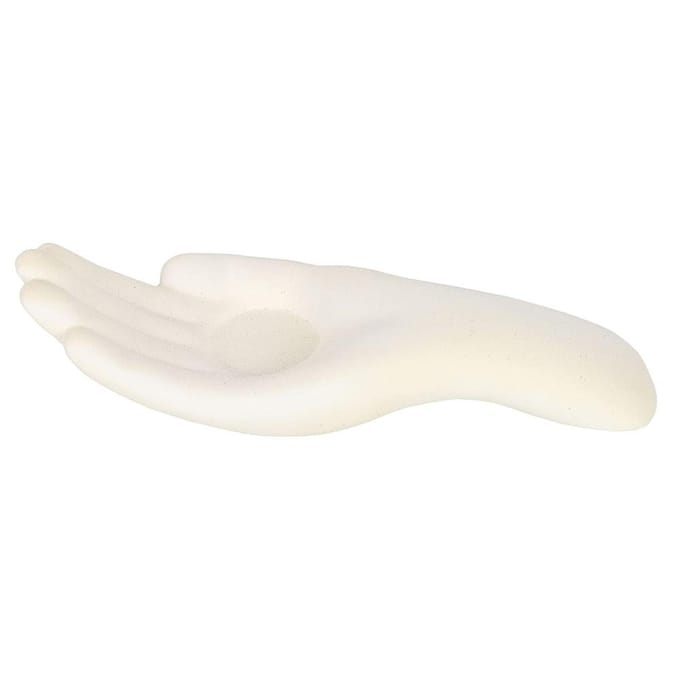 Iets Anders Open Hand Theelichthouder One Size wit