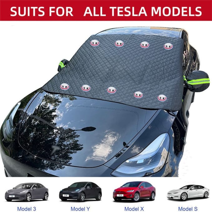 Sneeuwbedekking voor Tesla Model 3/Y/X/S Black