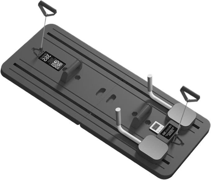 Buikspierbord Pilates - Thuis trainingsapparaat - Basis oefeningen - Multifunctioneel ontwerp - 106 x 41 cm - Niet gespecificeerd
