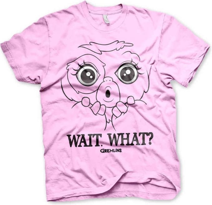 Gremlins Heren Tshirt -S- Wait. What? Roze