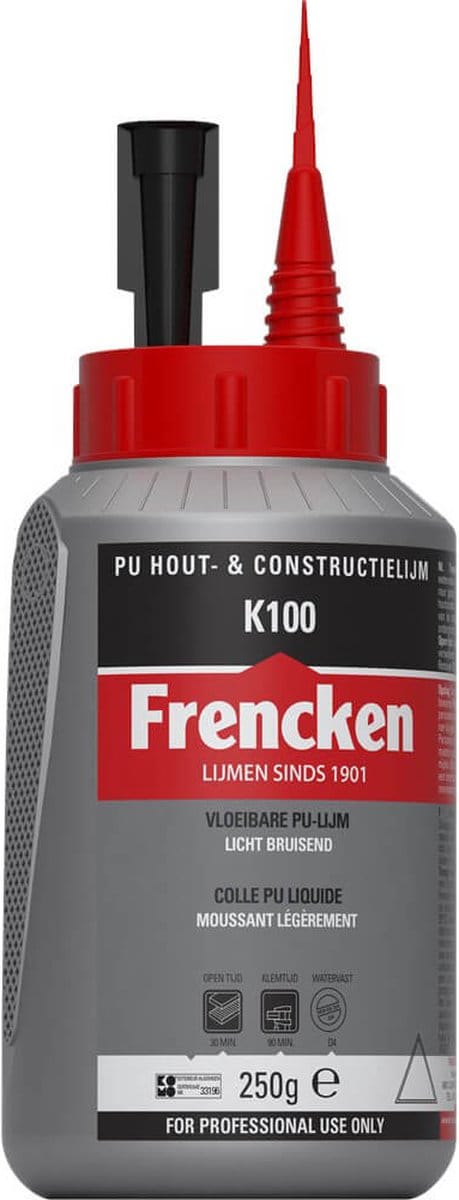 Frencken Konstruktielijm K100 KOMO watervast 250ml