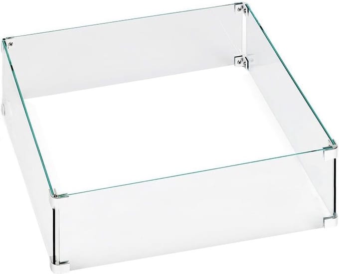 GoFire Glasombouw vierkant 42,5 x 42,5 cm | voor