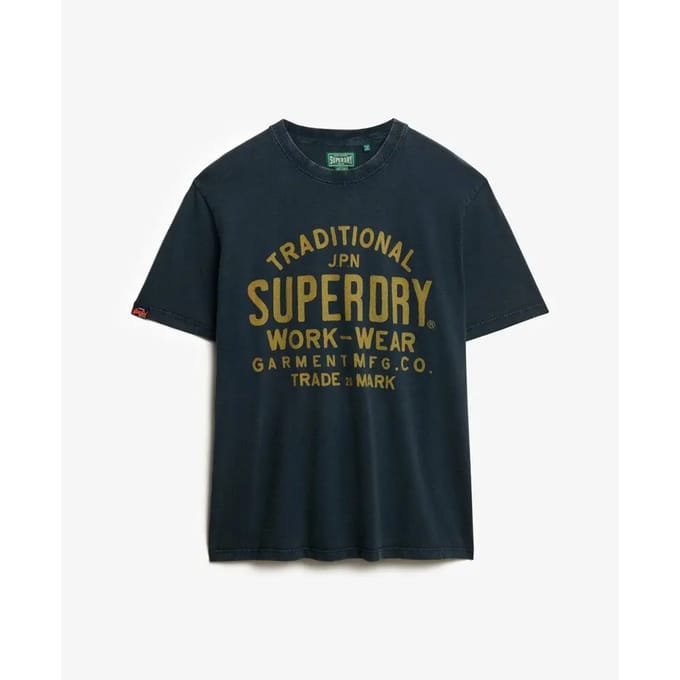 Superdry MACHINED GOODS WORKWEAR TEE Heren T-shirt