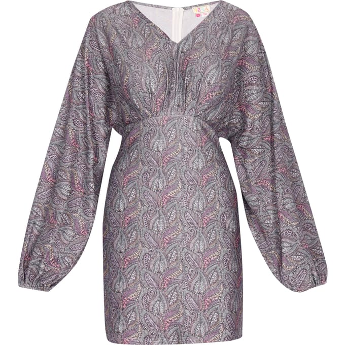 IZIA Jurk Dames Roze Veelkleurig