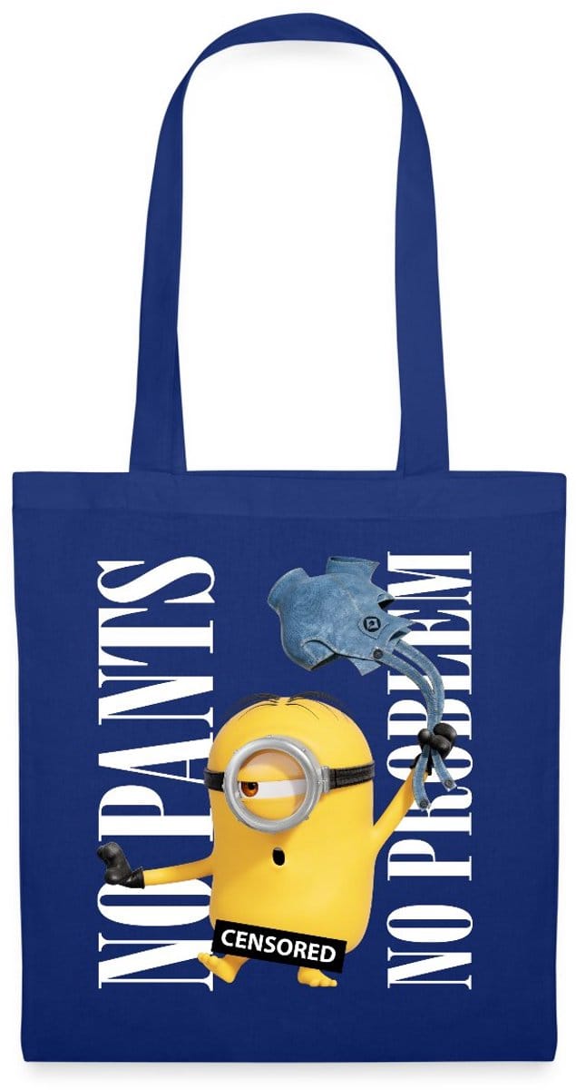 Minions Censored No Pants No Problem Tas Van Stof Schoudertas
