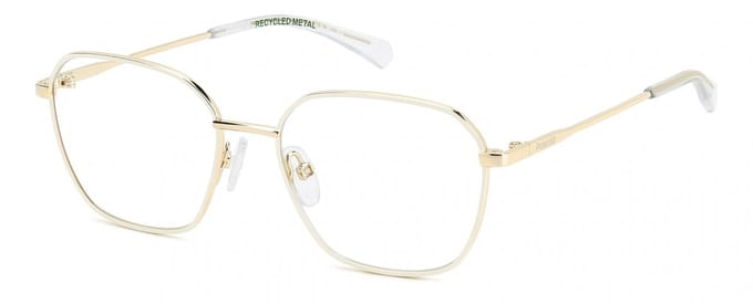 Polaroid Kinderen PLD D838 Gold white 50/16/130 JUNIOR Brilmonturen