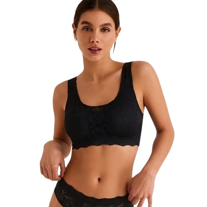 Bralette zonder beugels vrouw Selmark One And Lace Mariage