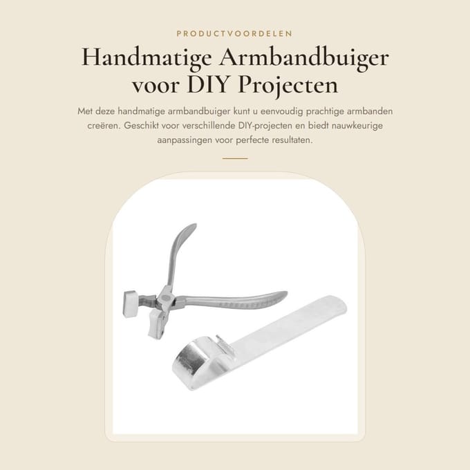 Dailygoods - Handmatige Armbandbuiger voor DIY Projecten