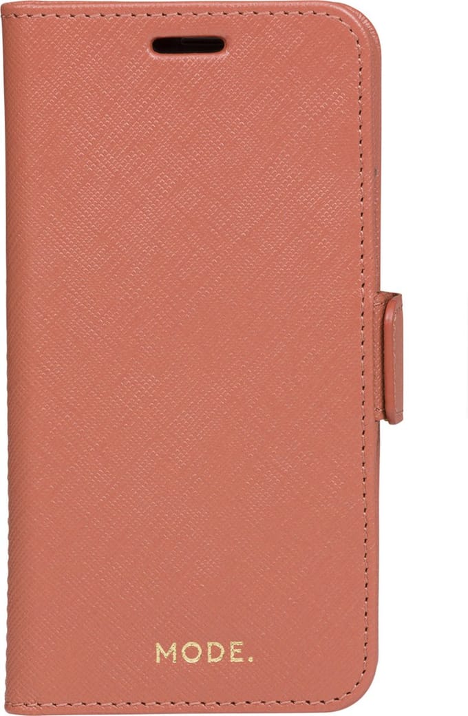 iPhone 11 Pro/Xs/X Bookcase hoesje - dbramante1928 - Effen Roze - Leer