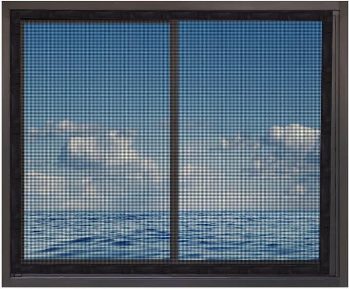 Hor voor raam 50x130 cm - zelfklevend gaas tegen insecten