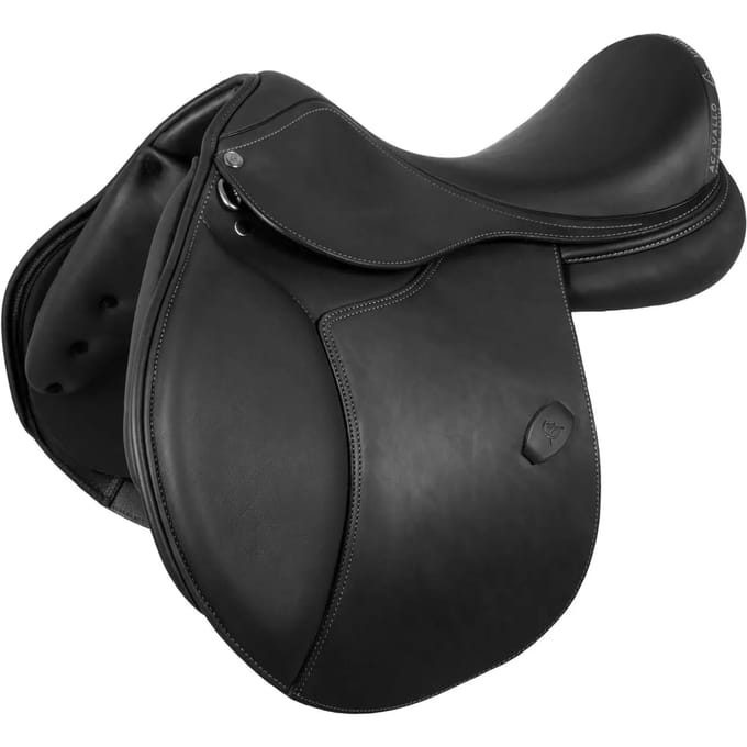 Paardenspringsaddle met latexpanelen Acavallo