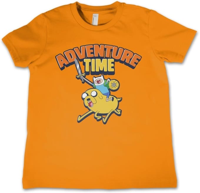 Adventure Time Kinder-T-shirt oranje
