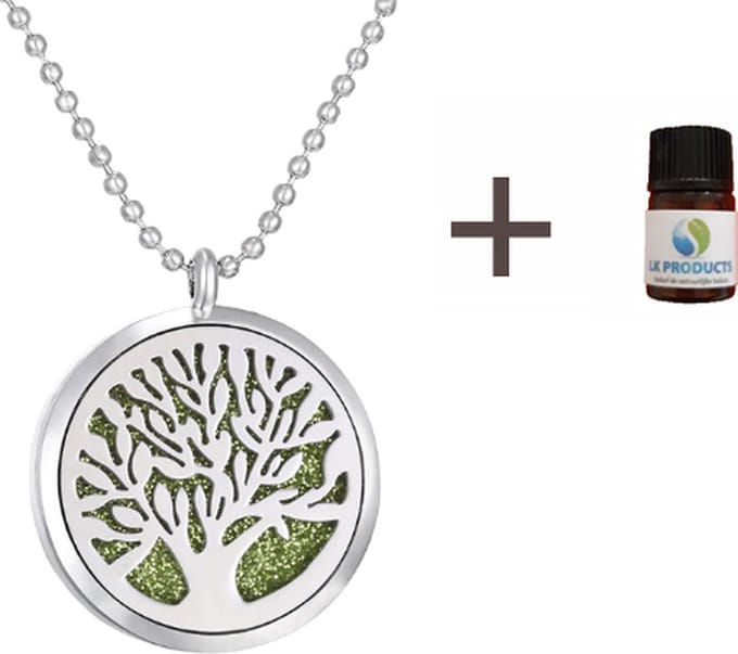 Levensboom Geurketting - Geurverspreider - Etherische Olie - Parfum