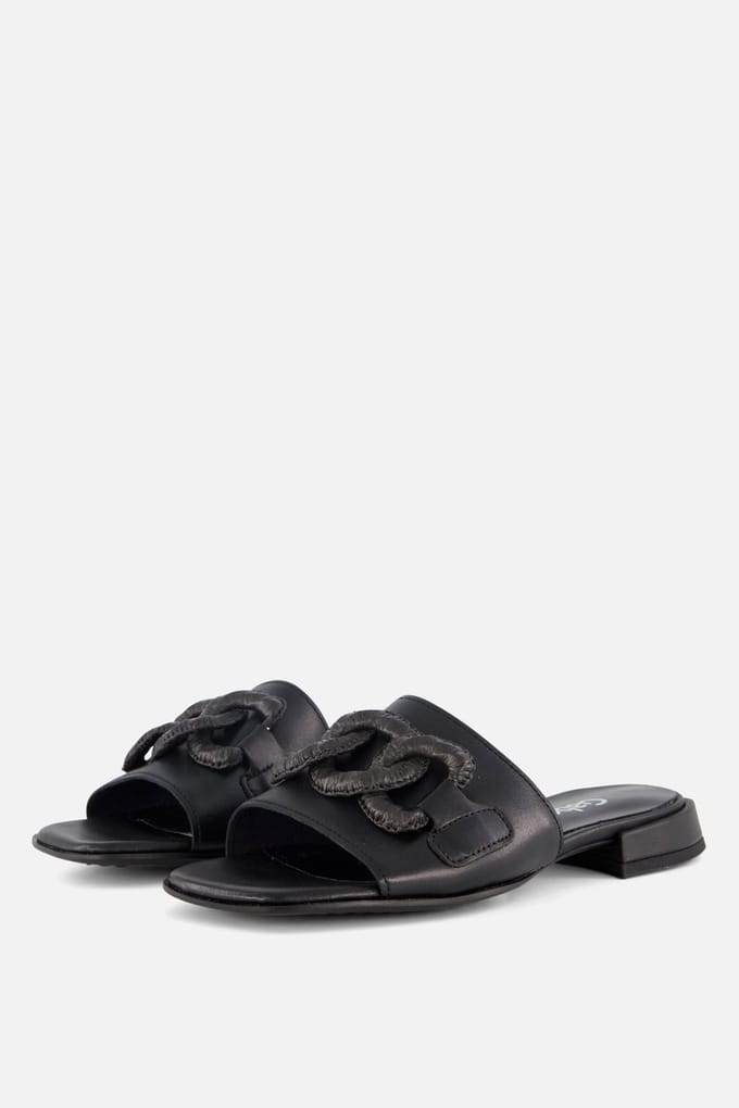 Gabor Gabor Slippers zwart Textiel