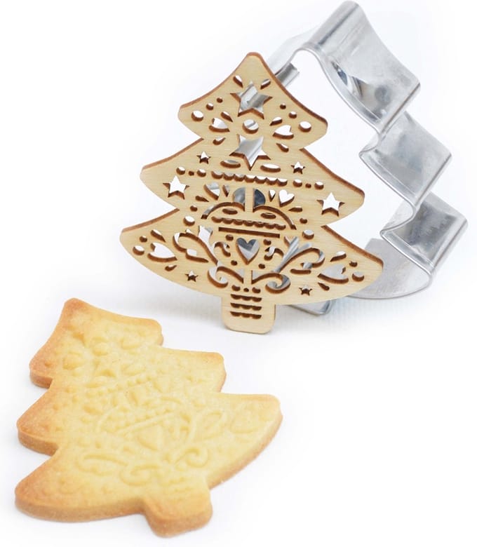 ScrapCooking - Kerstboom Uitsteker en Sjabloon - Embosser