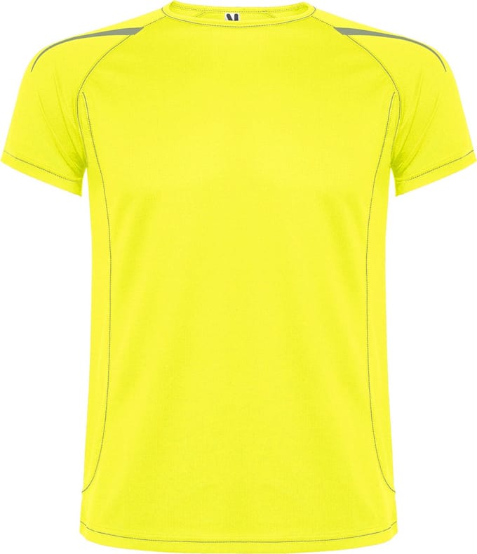 Sportshirt unisex Sepang merk Roly maat M Geel