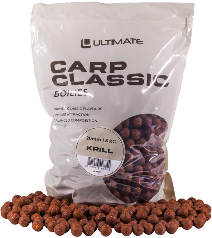 Ultimate Carp Classic Boilies 20mm 5kg - Krill - Boilies