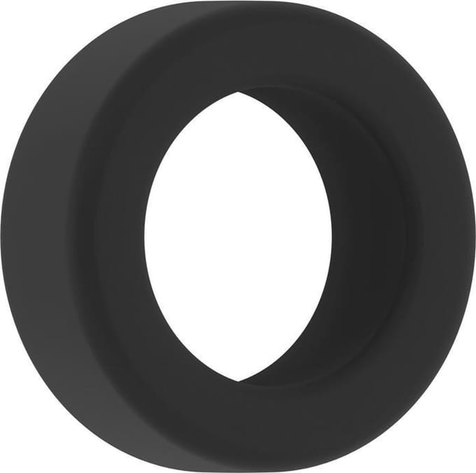 Sono No.39 Penis Cock Ring Zeer Flexibel en Extra Dik - Zwart