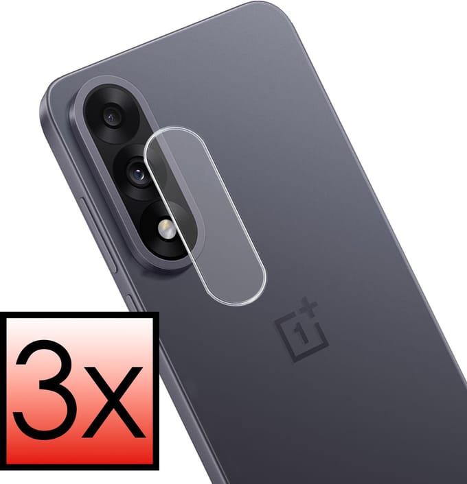 Camera Lens Protector - 3 Stuks - Geschikt voor OnePlus Nord 5 - Camera Screenprotector - Beschermglas - Gehard Glas - Tempered Glass - Screen Protector