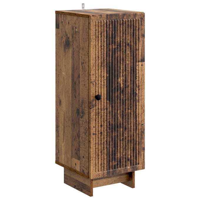 vidaXL - Dressoir - Oud - hout - 33 - x - 34,5 - x - 90 - cm - Bewerkt - hout