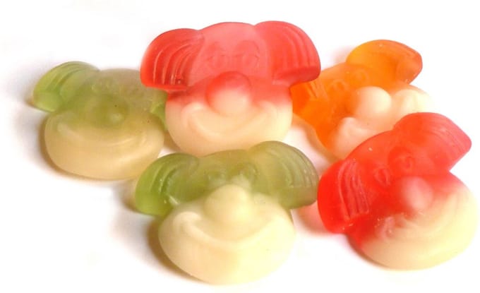 De Bron suikervrije Fruitgum Clowntjes - 1 kilo