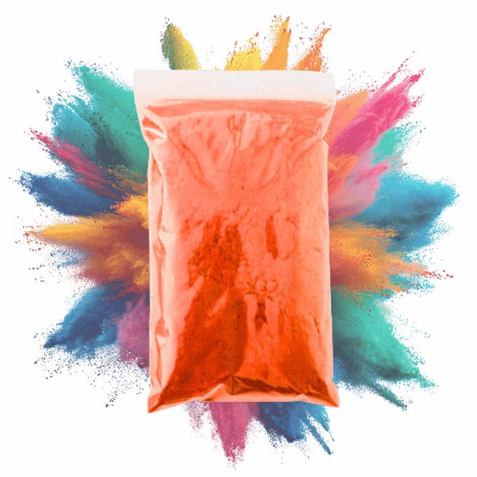 Flocking vezels Neon Oranje 100 gram | Flock poeder - Dashboard flocking - Modelbouw - SFX