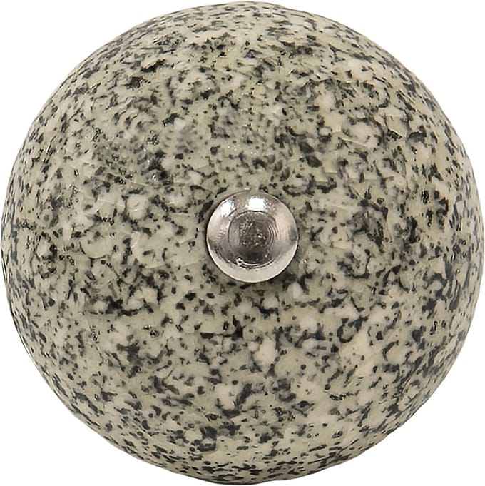 Clayre & Eef Deurknop Ø 4 cm Zwart Keramiek