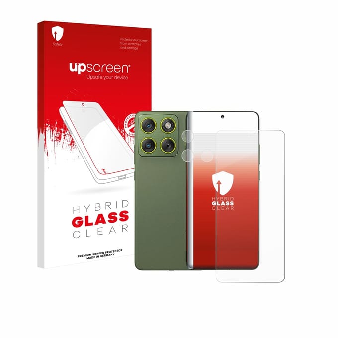 upscreen - Screenprotector voor Motorola Edge 70 (Voor+Camera) - Folie Beschermfolie Beschermglas transparant