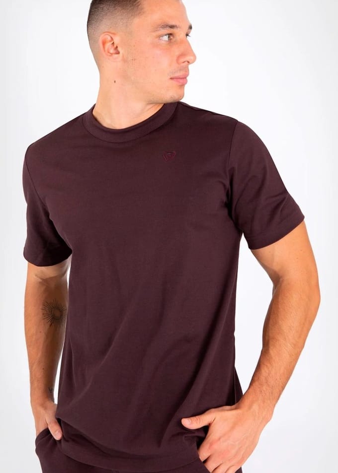 Venum Silent Power T-Shirt Katoen Donker Bruin - M