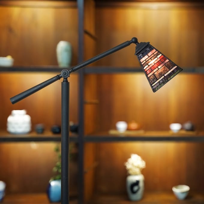 Tiffany Vloerlamp Industrial Small - Art Deco Trade