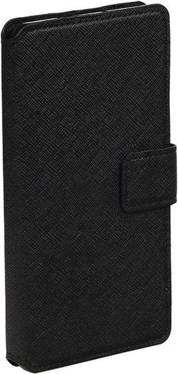 Zwart HTC Desire 825 TPU wallet case booktype hoesje HM Book