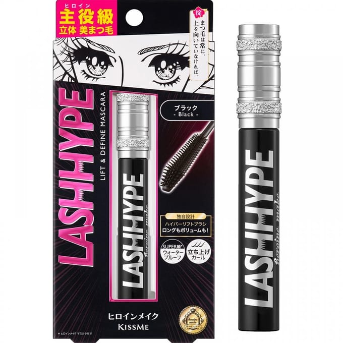 ISEHAN - Kiss Me Heroine Make Lash Hype Life & Define Mascara 01 Black 8g