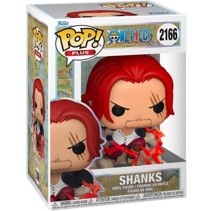 One Piece Shanks (Pop! Plus) vinylfiguur 2166 Unisex Funko Pop! - Neutraal - Standard