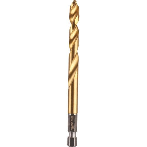 Milwaukee Metaalboor Shockwave HSS-G Tin Red Hex Shockwave HSS-G TiN Red Hex 7,5 mm - 1 st - 48894718