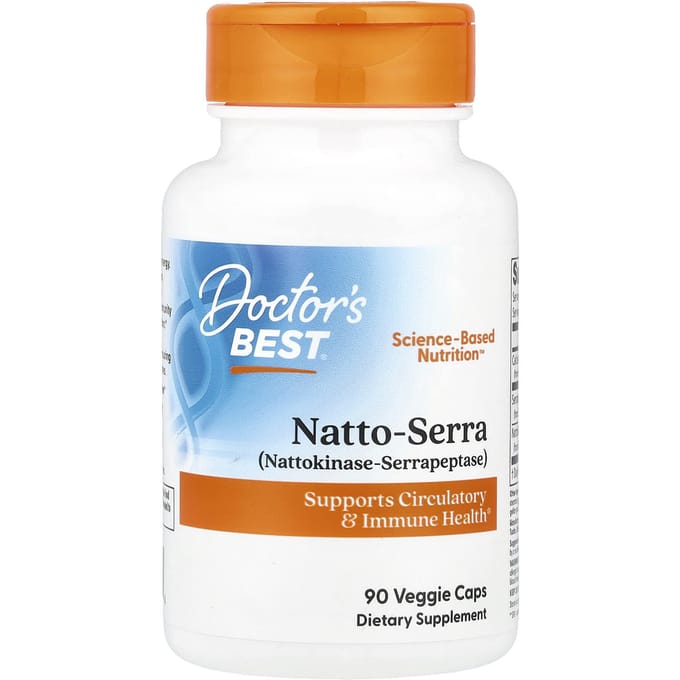 Doctor's Best, Natto-Serra, Veggie Caps, 90 Tabletten