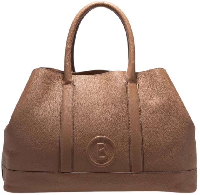 Bogner Leren Handtas Shopper Bozen Theresa Handbag Cognac Bruine