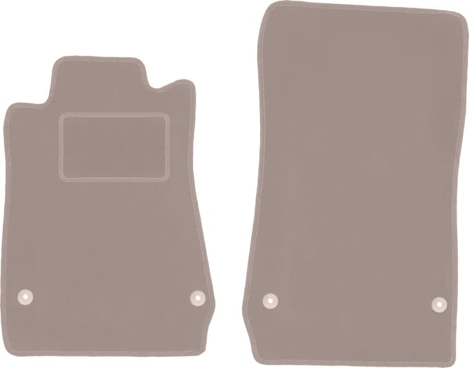 Beige veloursmatten voor: Mercedes SLK R171 coupé (2004-2011)