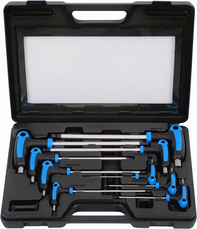 Inbussleutelset HEX 9-delig box - TOPGEAR