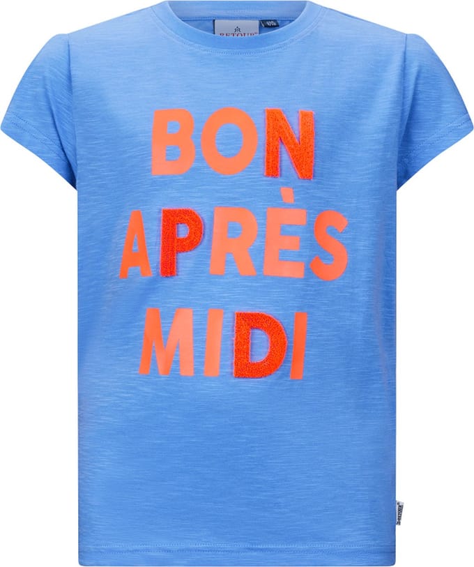 Retour jeans Starr Meisjes T-shirt - corn flower blue - Maat 5